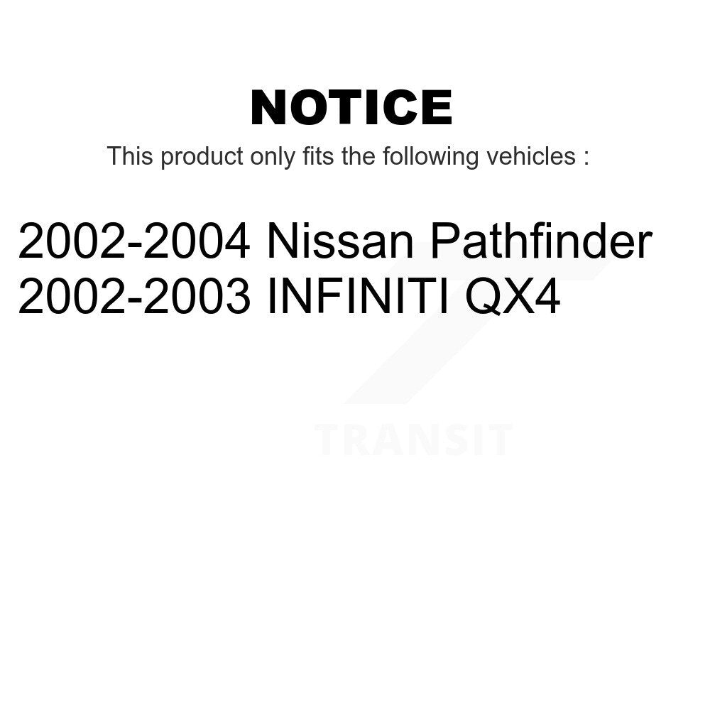 Rear Drum Brake Wheel Cylinder Pair For Nissan Pathfinder Infiniti QX4 INFINITI K14-100026