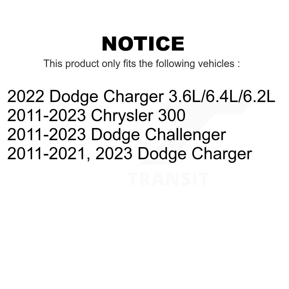 Cabin Air Filter (2 Pack) For Dodge Charger Challenger Chrysler 300 K54-100068