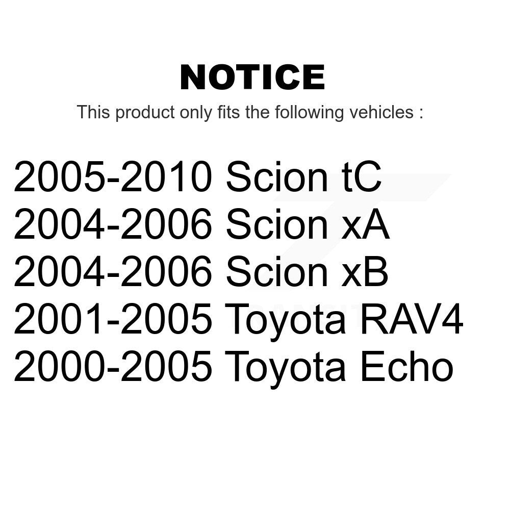 Cabin Air Filter (2 Pack) For Scion Toyota RAV4 tC xB Echo xA K54-100120
