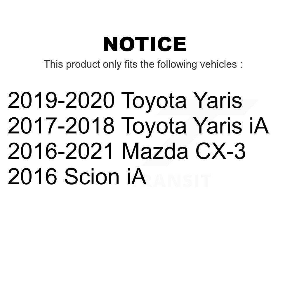 Cabin Air Filter (3 Pack) For Toyota Mazda CX-3 Yaris iA Scion K54-100142