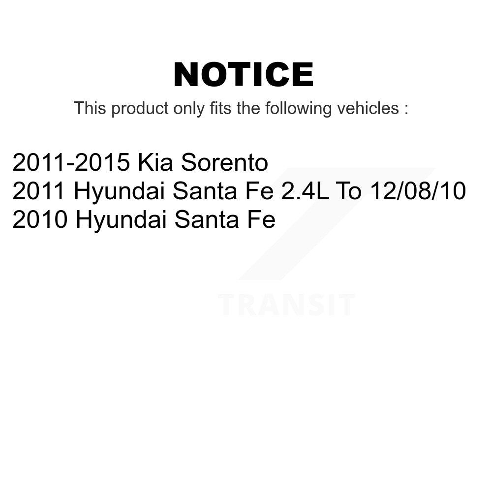 Cabin Air Filter (3 Pack) For Kia Sorento Hyundai Santa Fe K54-100198