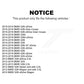 Air Filter (2 Pack) For BMW 328i xDrive 320i 428i Gran Coupe GT 328d 228i K57-100126
