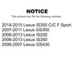 Air Filter (3 Pack) For Lexus IS250 IS350 GS350 GS430 K57-100340