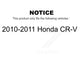 Air Filter (3 Pack) For 2010-2011 Honda CR-V K57-100422