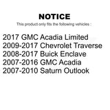 Air Filter (3 Pack) For Chevrolet Traverse GMC Acadia Buick Enclave Saturn Outlook Limited K57-100468