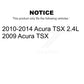 Air Filter (3 Pack) For Acura TSX K57-100511