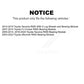 Front Wheel Bearing Assembly Pair For Toyota Tacoma 4Runner FJ Cruiser RWD K70-100005