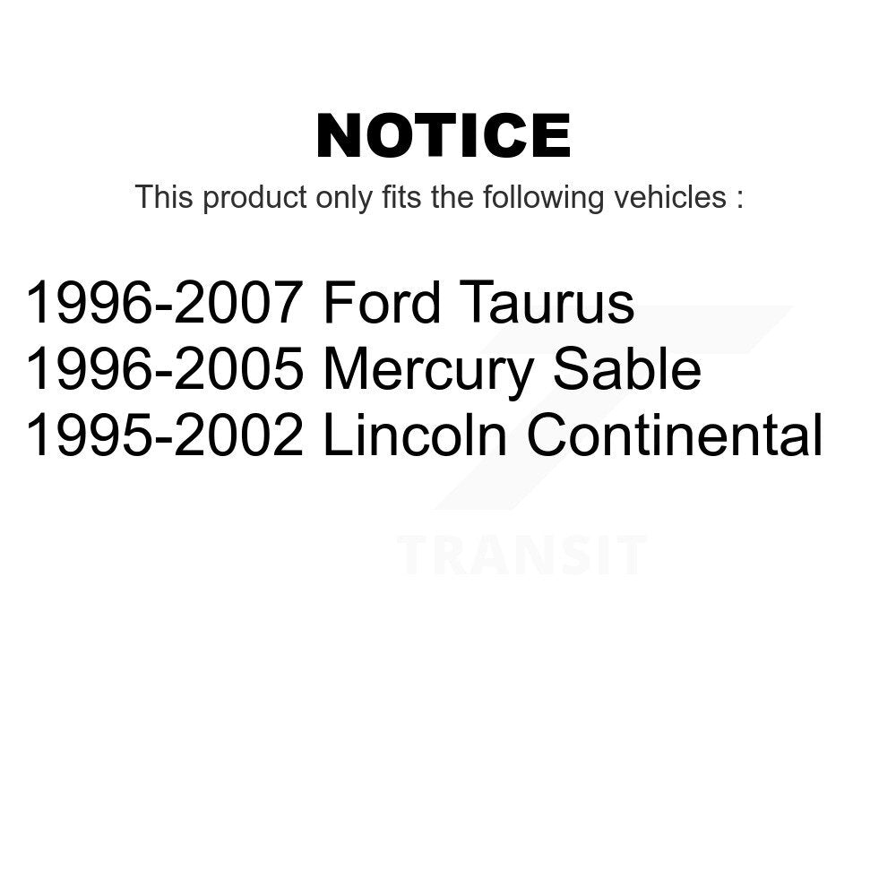 Front Wheel Bearing And Hub Assembly Pair For Ford Taurus Mercury Sable Lincoln Continental K70-100251