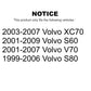 Front Wheel Bearing And Hub Assembly Pair For Volvo S60 V70 XC70 S80 K70-100278