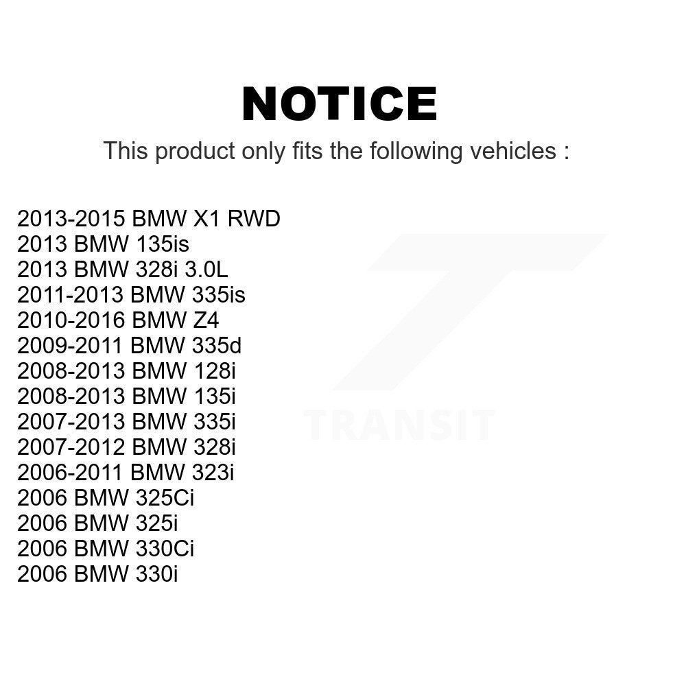 Front Wheel Bearing And Hub Assembly Pair For BMW 328i 335i X1 325i 128i 330i Z4 135i 335d 325Ci 330Ci 335is 135is 323i K70-100310