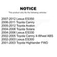 Rear Wheel Bearing And Hub Assembly Kit For Toyota Camry Lexus Avalon ES350 Solara Highlander ES330 ES300 K70-100460