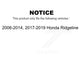 Front Wheel Bearing Pair For 2006-2014 2017-2019 Honda Ridgeline K70-100526