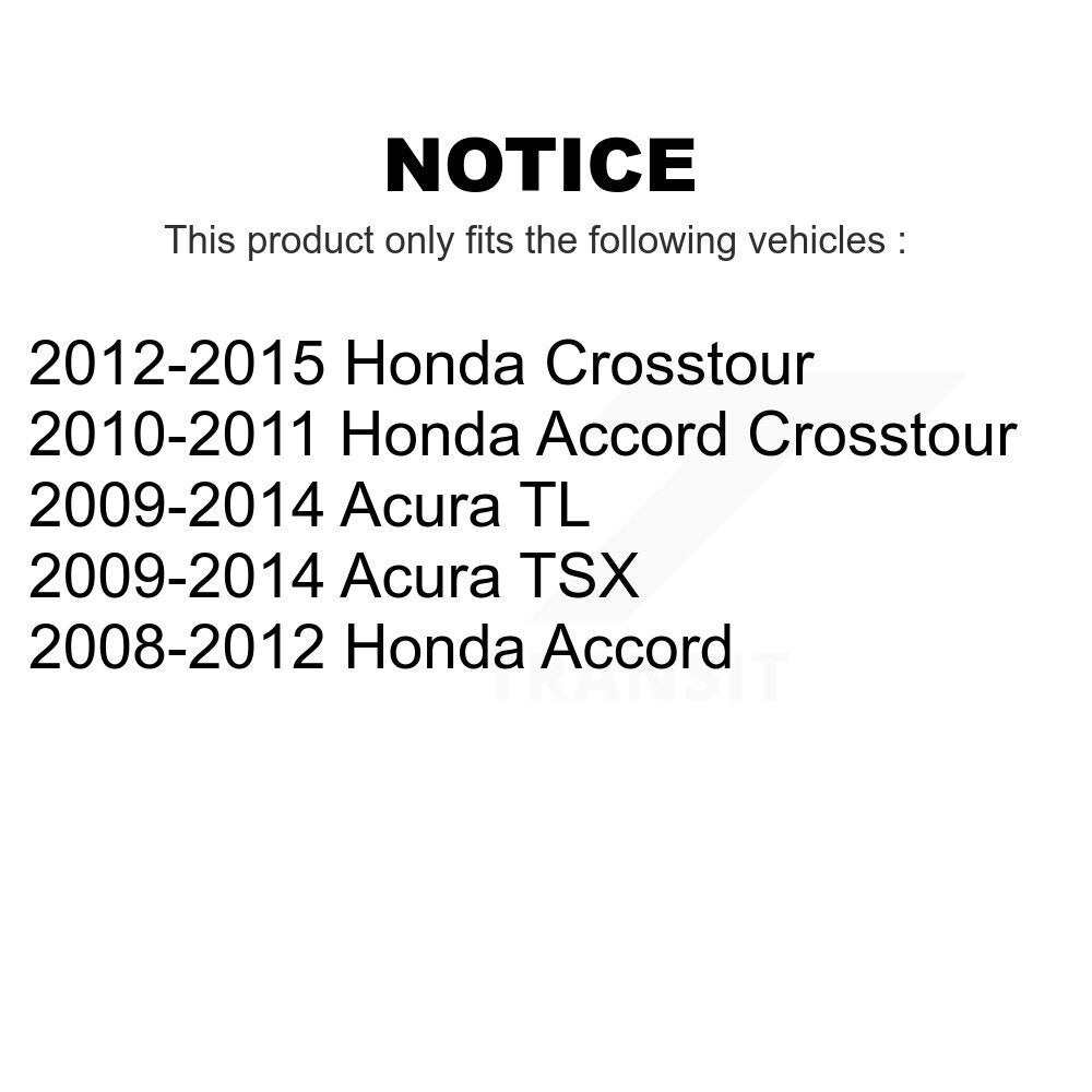Front Wheel Bearing Pair For Honda Accord Acura TL TSX Crosstour K70-100533