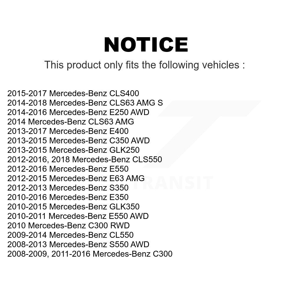 Front Wheel Bearing Pair For Mercedes-Benz C300 E350 GLK350 S550 E550 CLS550 E400 GLK250 C350 CLS400 E250 CL550 CLS63 AMG S S350 E63 K70-100543