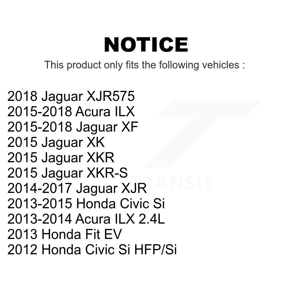 Front Wheel Bearing Pair For Honda Civic Acura ILX Fit Jaguar XF XJR XK XKR XJR575 XKR-S K70-100545