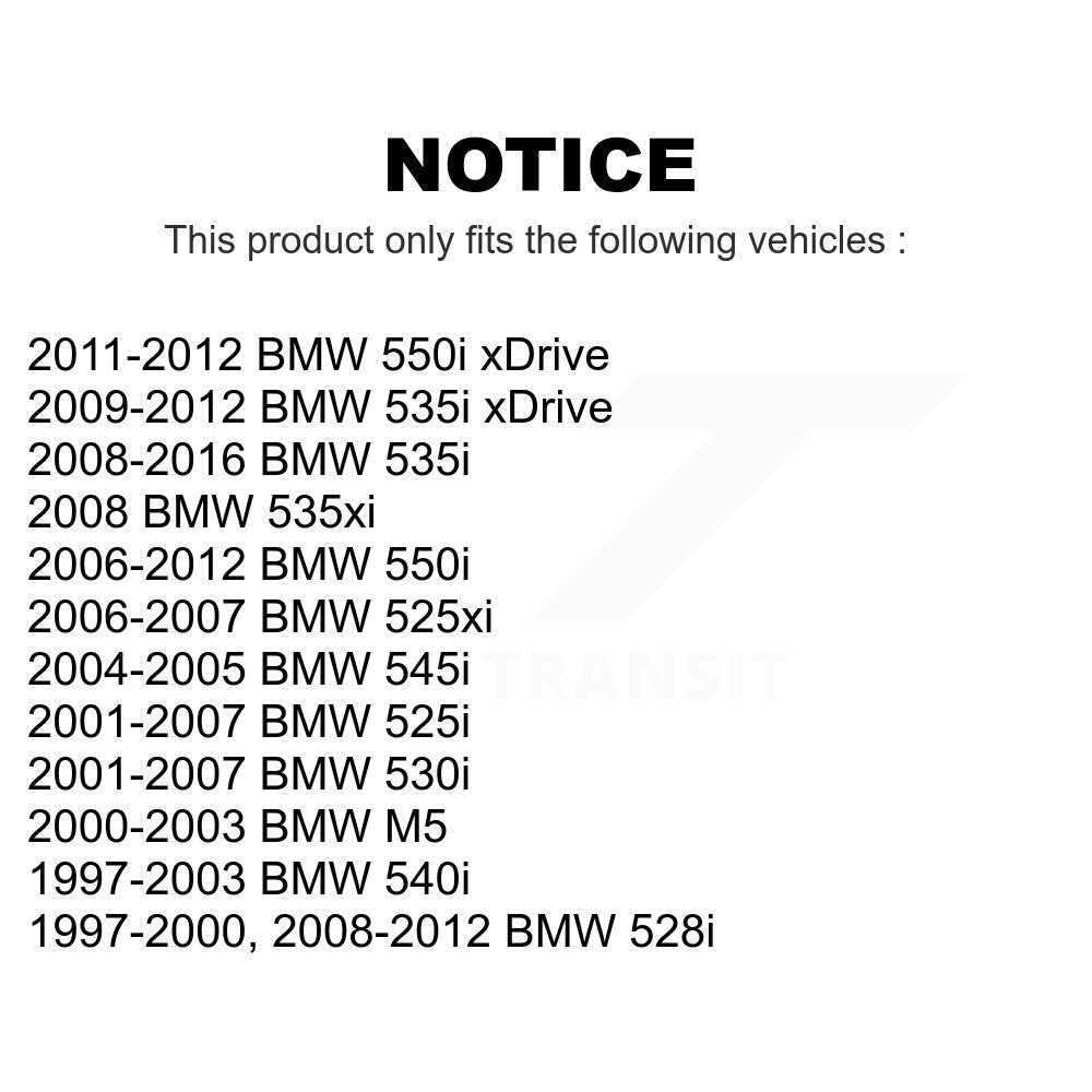 Rear Wheel Bearing And Hub Assembly Pair For BMW 528i 535i 530i 525i xDrive 550i 540i 535xi 545i 525xi M5 K70-100608