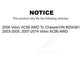 Rear Wheel Bearing And Hub Assembly Pair For Volvo XC90 AWD K70-100629
