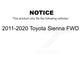 Rear Wheel Bearing And Hub Assembly Pair For 2011-2020 Toyota Sienna FWD K70-100737