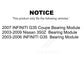 Rear Wheel Bearing Assembly Pair For Infiniti G35 Nissan 350Z INFINITI Module K70-101025