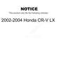 Rear Wheel Bearing Pair For 2002-2004 Honda CR-V LX K70-101048