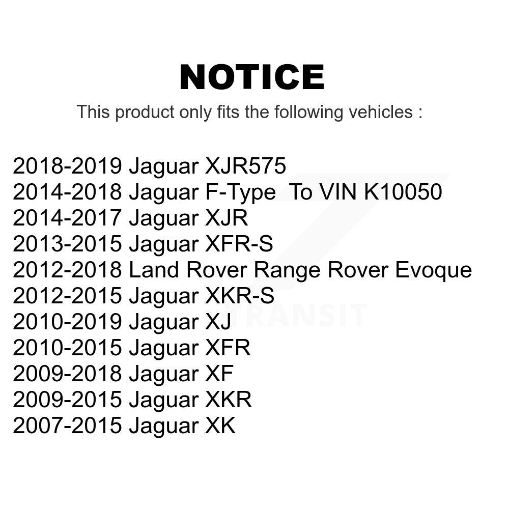 Rear Wheel Bearing Pair For Jaguar Land Rover Range Evoque XF XJ F-Type XK XKR XFR XJR XKR-S XFR-S XJR575 K70-101056