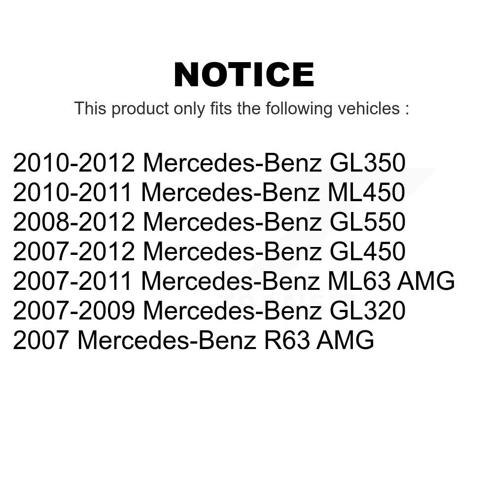 Front Rear Wheel Bearing Kit For Mercedes-Benz GL450 GL550 GL350 GL320 ML63 AMG ML450 R63 K70-101150