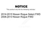 Front Rear Wheel Bearing & Hub Assembly Kit For Nissan Rogue Select FWD K70-101271