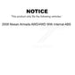 Front Rear Wheel Bearing & Hub Assembly Kit For 2008 Nissan Armada AWD 4WD With Internal ABS K70-101297