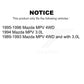 Front Inner Wheel Bearing Pair For Mazda MPV K70-101336