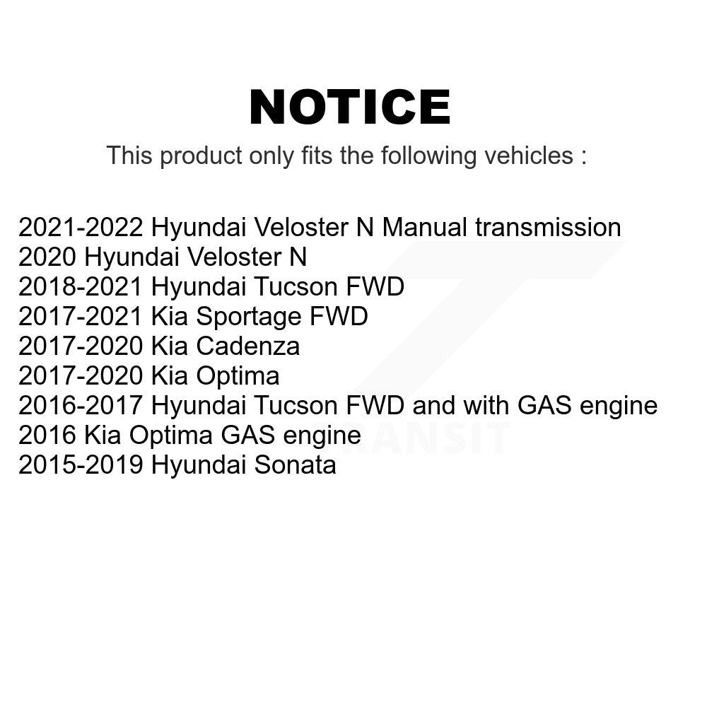 Front Rear Wheel Bearing & Hub Assembly Kit For Hyundai Sonata Kia Tucson Optima Sportage Cadenza Veloster N K70-101441