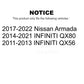 Front Wheel Bearing And Hub Assembly Pair For INFINITI Nissan Armada QX80 QX56 K70-101489