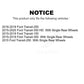 Front Wheel Bearing And Hub Assembly Pair For Ford Transit-250 Transit-350 Transit-150 HD K70-101492