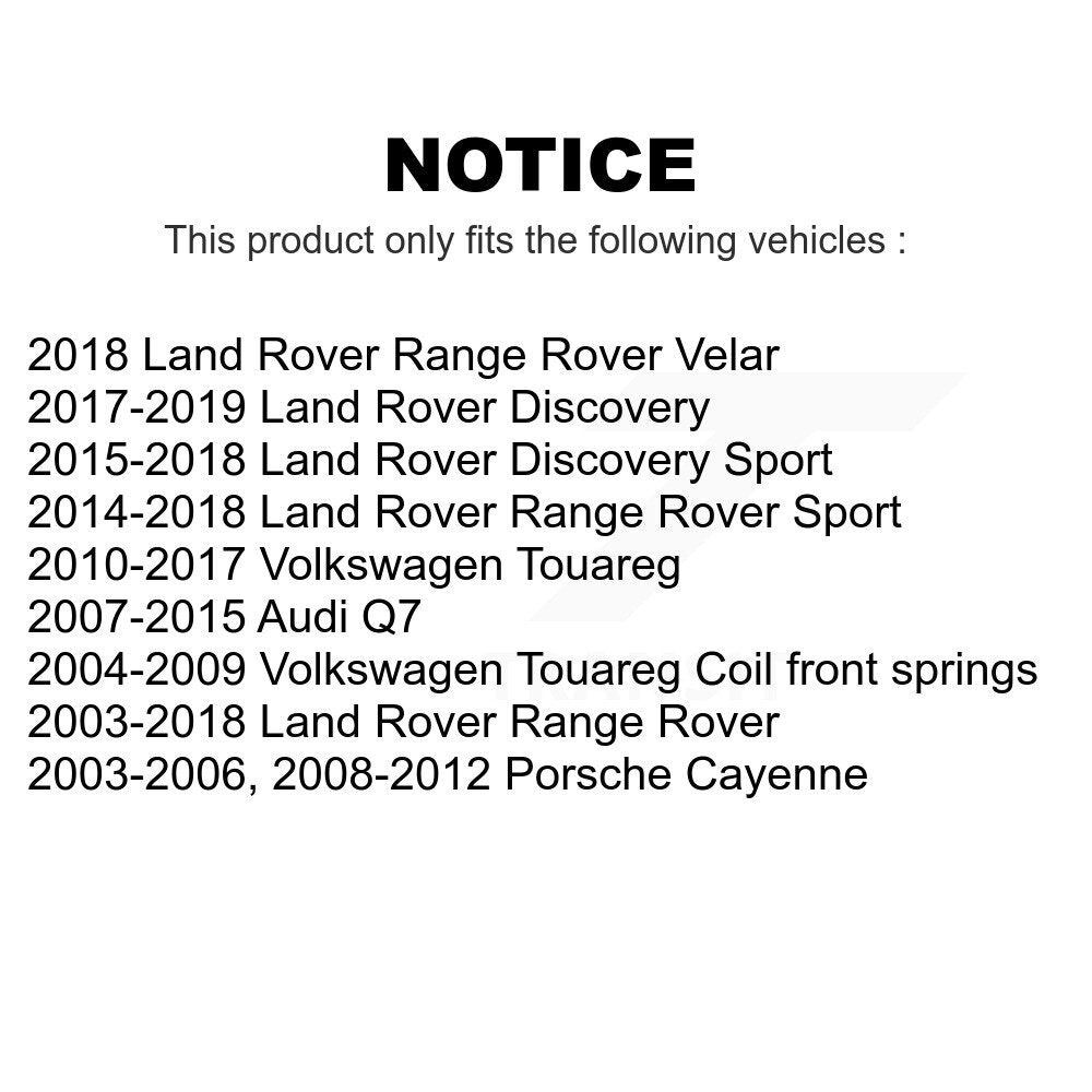 Front Rear Wheel Bearing Kit For Land Rover Range Audi Q7 Sport Volkswagen Touareg Porsche Cayenne Discovery Velar K70-101722