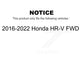 Rear Wheel Bearing And Hub Assembly Pair For 2016-2022 Honda HR-V FWD K70-101779