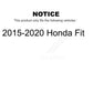 Rear Wheel Bearing And Hub Assembly Pair For 2015-2020 Honda Fit K70-101784