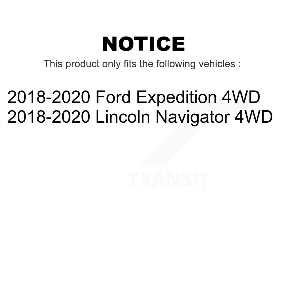 Front Wheel Bearing And Hub Assembly Pair For 2018-2020 Ford Expedition Lincoln Navigator 4WD K70-101805