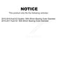 Front Rear Wheel Bearing & Hub Assembly Kit For Audi A3 Quattro S3 With 80mm Outer Diameter K70-101824