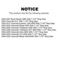 Front Wheel Bearing And Race Set Pair For Chevrolet Trailblazer S10 Blazer Express 1500 EXT Astro Buick Rainier With 7-1/4" Ring Gear K70-101841