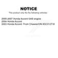 Front Suspension Control Arm And Ball Joint Assembly Link Kit For Honda Accord K72-100106