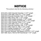 Front Suspension Link Pair For Chevrolet Silverado 1500 GMC Sierra Tahoe Yukon Suburban Cadillac XL Avalanche Escalade ESV EXT 7-1/4" Length K72-100184