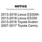 Front Suspension Link Pair For Toyota Camry Lexus ES350 Avalon ES300h K72-100209