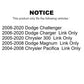 Rear Suspension Link Pair For Dodge Chrysler Charger 300 Challenger Pacifica Magnum K72-100338