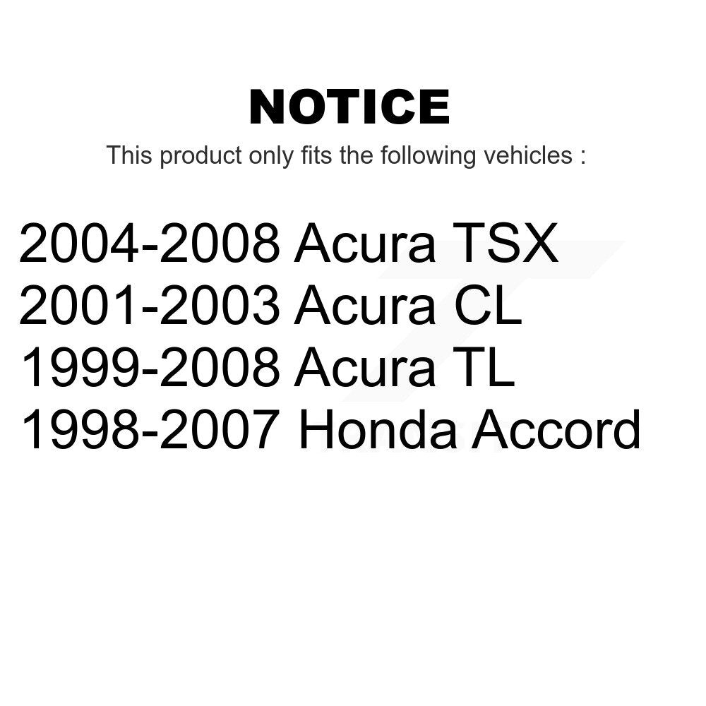 Rear Suspension Link Kit For Honda Accord Acura TL TSX CL K72-100418