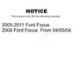 Front Suspension Ball Joints Pair For Ford Focus K72-100510