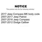 Front Suspension Control Arm And Ball Joint Assemblies Kit For Jeep Patriot Compass Dodge Caliber K72-100594