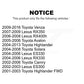 Front Rear Suspension Link Kit For Toyota Camry Highlander Lexus Venza RX350 RX330 Solara ES330 Avalon ES300 RX400h K72-100839