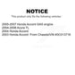 Front Rear Suspension Link Kit For Honda Accord Acura TL K72-100856