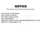 Front Suspension Ball Joint And Tie Rod End Kit For Toyota Corolla Matrix iM K72-101062