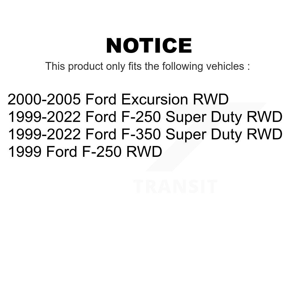 Front Suspension Ball Joints Pair For Ford F-250 Super Duty F-350 Excursion RWD K72-101084