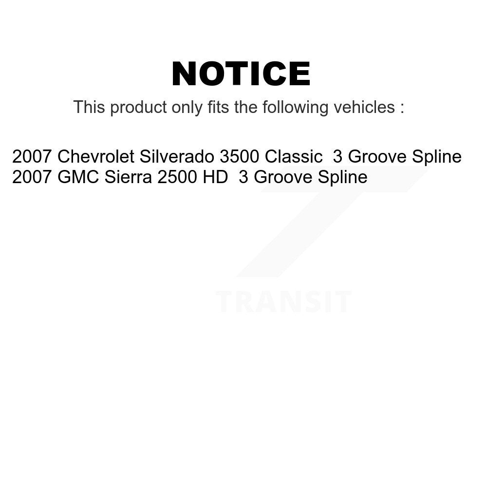 Front Control Arms Assembly And Lower Ball Joints Tie Rods Link Sway Bar Suspension Kit (13Pc) For 2007-2007 GMC Sierra 2500 HD Chevrolet Silverado 3500 Classic 3 Groove Spline K72-101179